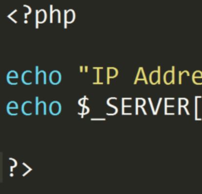 How to display a visitors IP Address using php